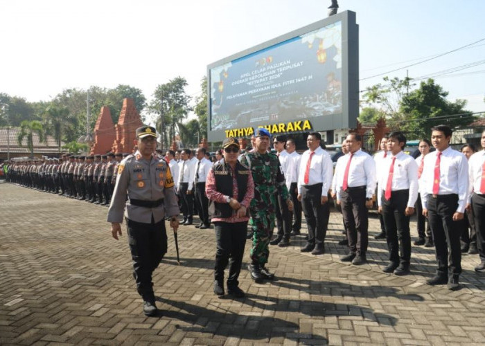 Siaga Pengamanan Jelang Idulfitri 1447 Hijriah, Polres Mojokerto Gelar Operasi Ketupat 