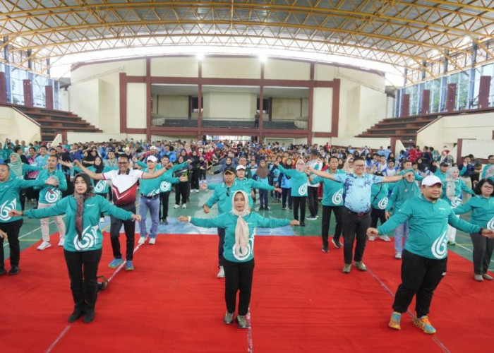 Peringatan HKN di Kota Mojokerto, dari Test Kesehatan Gratis Hingga Pencanangan Senam Kreasi