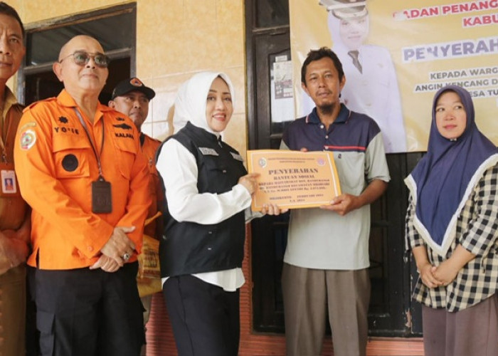 101 Warga Terdampak Angin Kencang di Mojokerto Dapat Bantuan