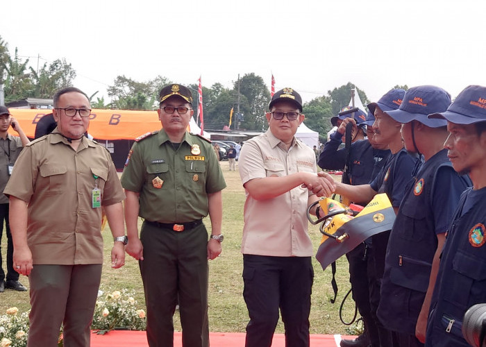 Pimpin Apel Karhutla di Mojokerto, Pj Gubernur Sampaikan 6 Arahan