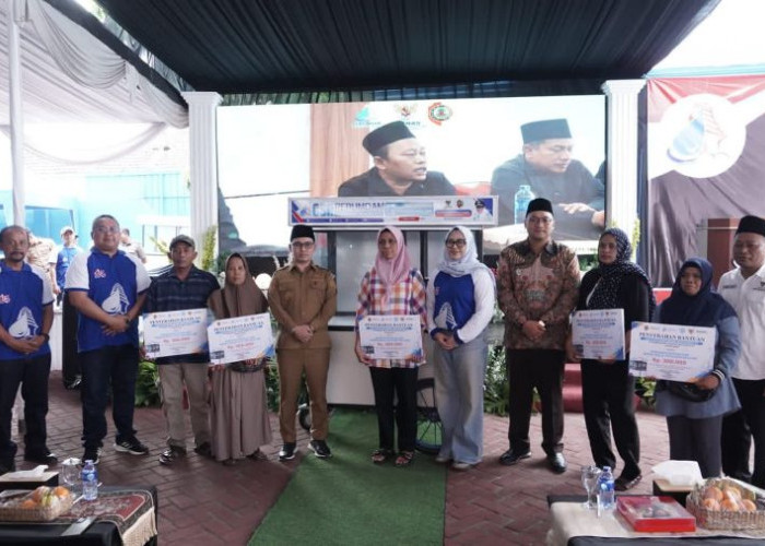 HUT ke-45 Perumdam Mojopahit, Rp240 Juta Bantuan Bedah Rumah Disalurkan