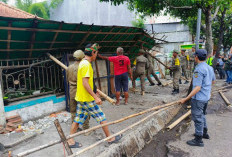 Langgar Perda, Sejumlah PKL di Kota Mojokerto Ditertibkan Satpol PP