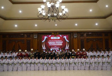 76 Paskibraka Kota Mojokerto Dikukuhkan, Tugas Tak Berhenti di Lapangan Upacara