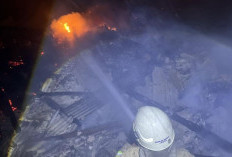 Rumah di Kemlagi Mojokerto Ludes Dilalap Si Jago Merah, Satu Unit Sepeda Motor Ikut Terbakar