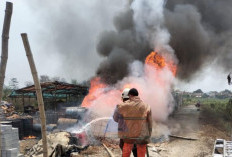 Tempat Usaha Pengolahan Ternak di Mojokerto Terbakar, Satu Unit Damkar Dikerahkan