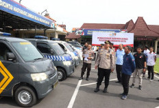 Polres Mojokerto Kota Gelar Pengecekan Menyeluruh, 317 Kendaraan Dinas Diperiksa