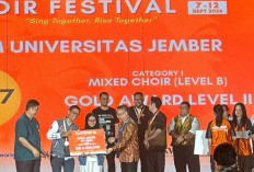 Latihan Sejak Januari, PSM Unej Bawa Pulang Dua Penghargaan dari Festival Paduan Suara Internasional