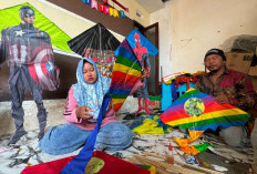 Pesanan Layangan Menyusut, Perajin Mojokerto Tetap Menjaga Asa dari Bilah Bambu