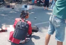 Pemotor Alami Kecelakaan di Mojokerto, Dua Orang Alami Luka - luka