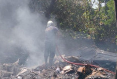Rumah Sekaligus Gudang Rongsokan di Mojokerto Ludes Dilalap Si Jago Merah