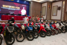 320 Kasus Kejahatan Jalanan Terungkap dalam Sebulan, Polda Jatim Sita 100 Motor Hasil Curian
