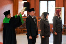Wali Kota Mojokerto Lantik 3 Pejabat Baru, Dinsos dan Inspektorat Kini Dipimpin Pejabat Definitif