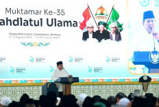 Di Muktamar NU, Presiden Prabowo Kenalkan 'Jas Hijau': Jangan Sekali-kali Melupakan Jasa Ulama