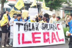 Mahasiswa Gruduk Mapolres Mojokerto, Desak Usut Tuntas Maraknya Tambang Galian C Ilegal di Bumi Majapahit