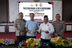 Hari Buruh, Polisi dan Serikat Pekerja di Kota Mojokerto Gelar Tasyakuran