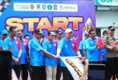 6.734 Peserta Ramaikan Gerak Jalan Perjuangan Mojokerto-Surabaya 2025