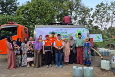 Baznas Salurkan 1,2 Juta Liter Air Bersih, Warga Kunjorowesi Mojokerto yang Alami Kekeringan