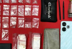 Pengedar Sabu asal Sidoarjo Dibekuk Polisi di Mojokerto, Puluhan Paket Plastik Disita