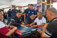 HUT ke-81 TNI, Kodaeral IX Turunkan Empat Tim di Turnamen Domino Pecahkan Rekor MURI