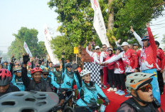 Goweser dari Berbagai Daerah Serbu Kota Mojokerto, Kayuh 32 Kilometer Rayakan Hari Jadi ke-108
