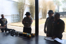 Cegah Penyalahgunaan, Polres Mojokerto Gelar Mitigasi dan Anev Senjata Api Dinas